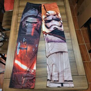 Star Wars Fleece PJ Pants Kilo Ren / Captain Phasma - Size XL